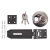 Amtech 70mm Hasp & Staple(2) Amtech 70mm Hasp & Staple(2)